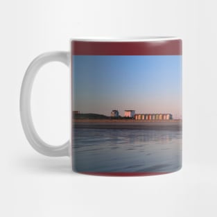 Blyth Beach Huts Panorama Mug